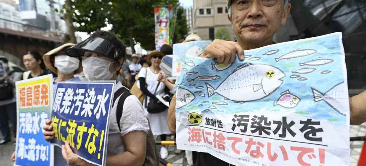 Inicia plan japonés de verter agua radiactiva al mar y explota furia