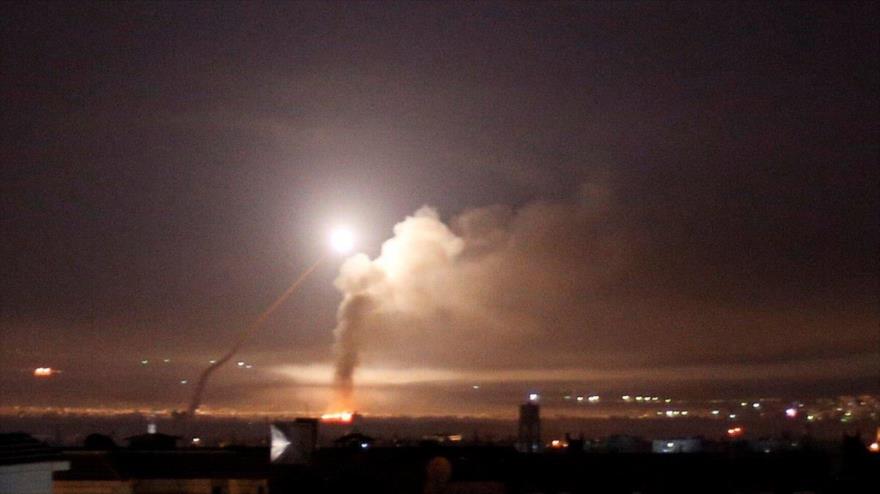 Siria derriba misiles israelíes disparados hacia Damasco