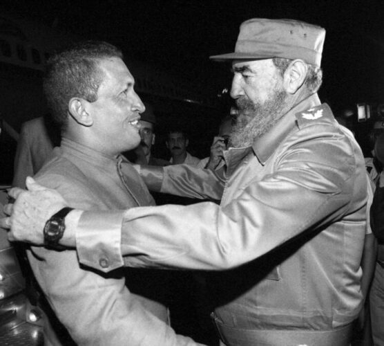 Cuba. Fidel y Chávez: El primer abrazo (+ Audio)